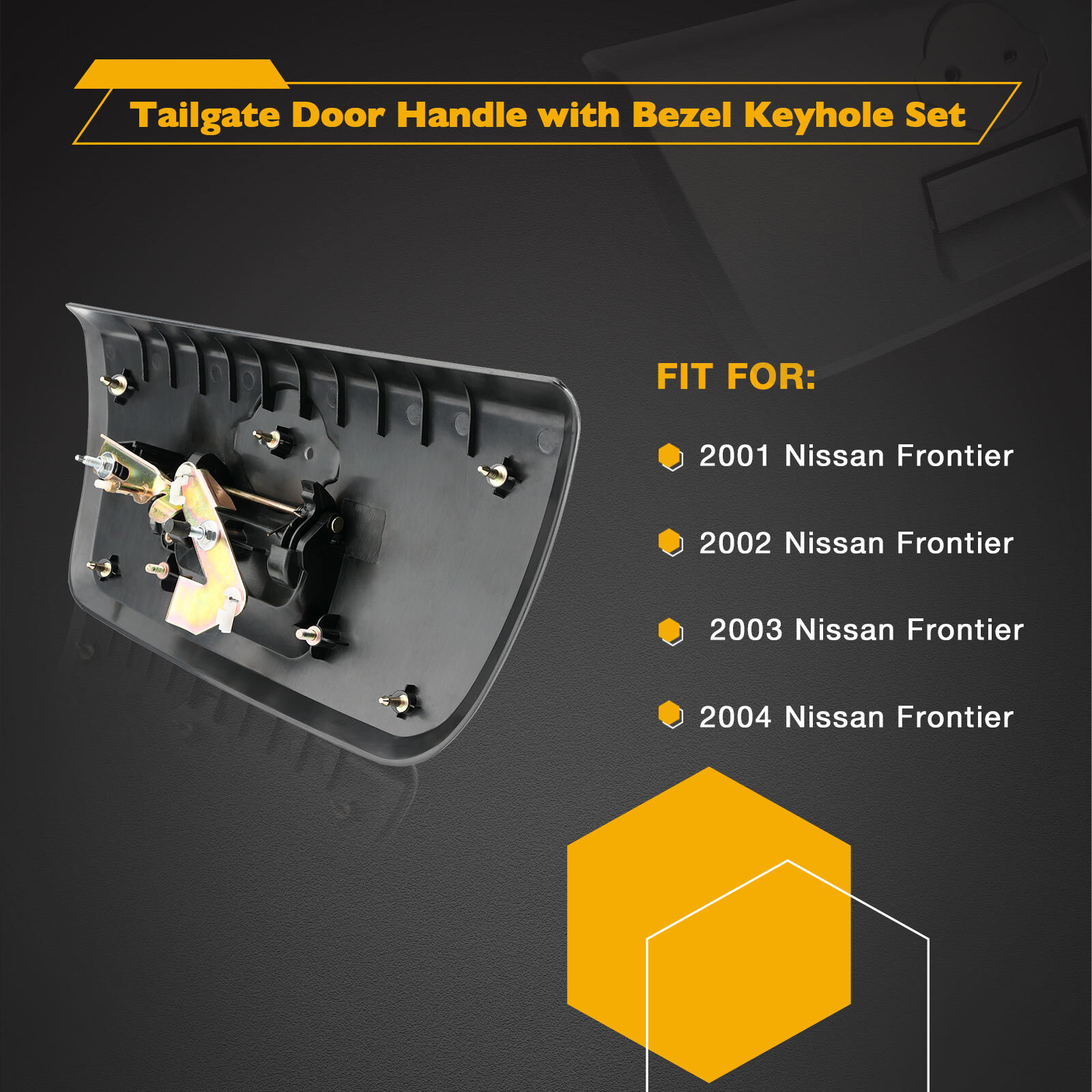 90606-8Z400 Exterior Tailgate Door Handle For 2001-04 Nissan Frontier 906069Z400