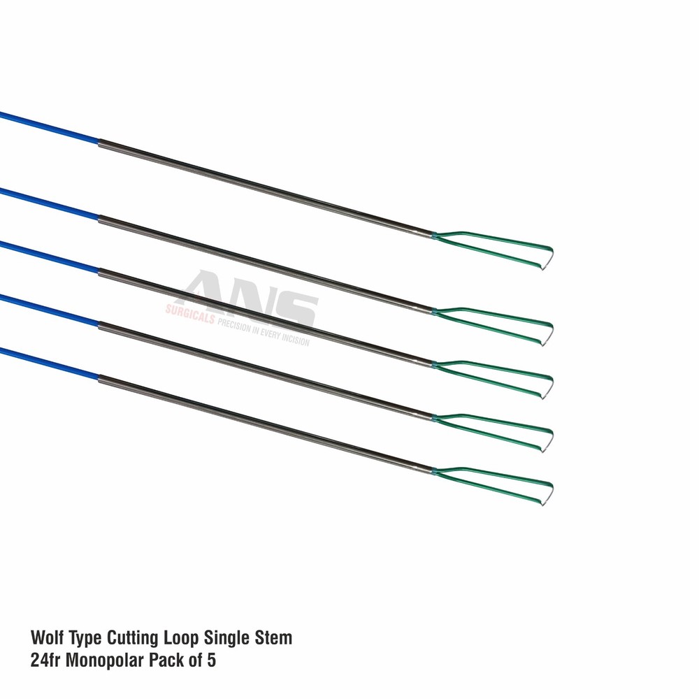 ANS Wolf Type Monopolar Cutting Loop Single Stem (Set of 5)