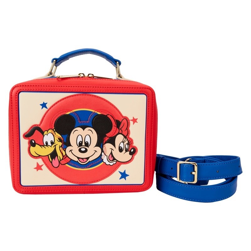 Loungefly Mickey & Friends Classic Lunchbox Crossbody Bag NWT