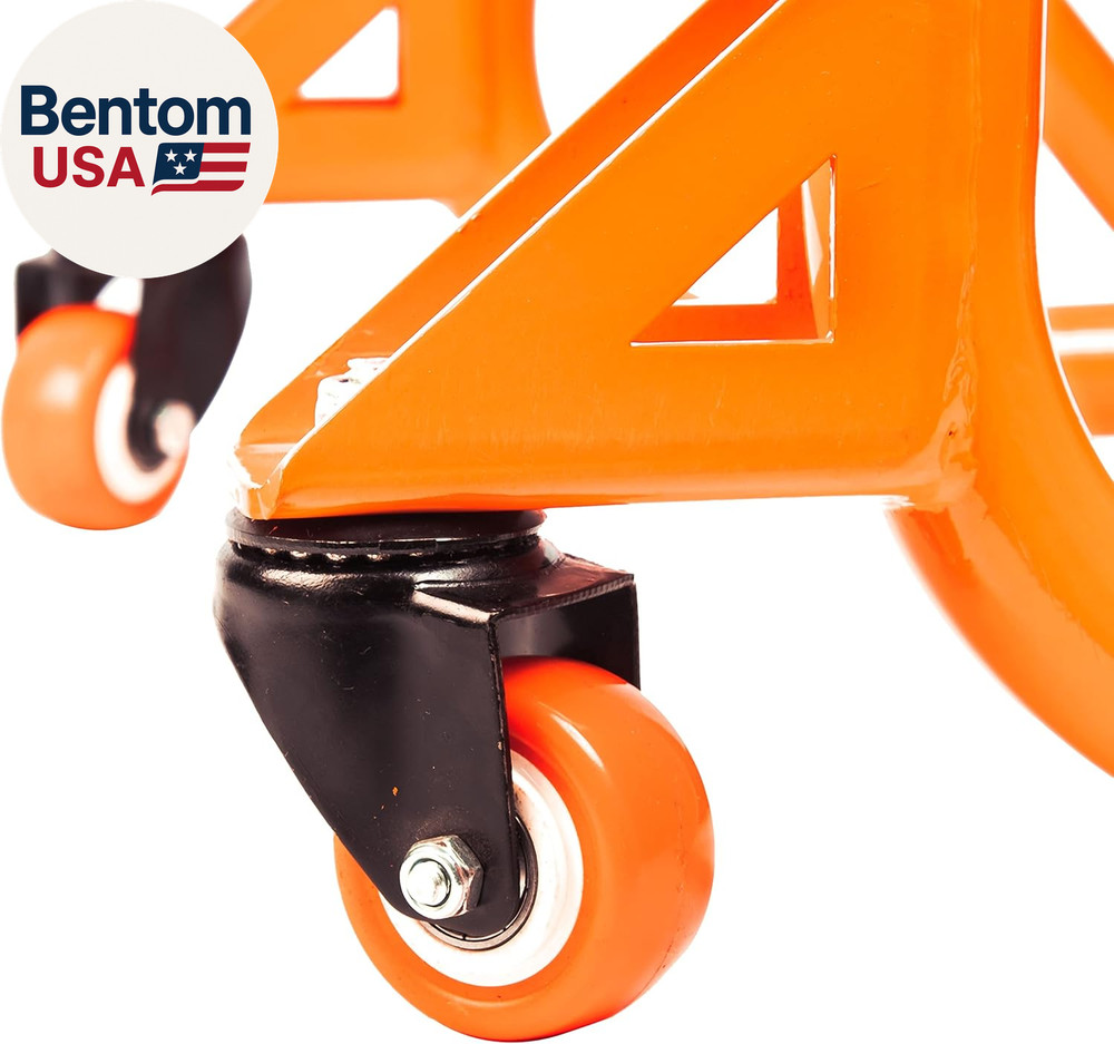 Universal Adjustable Rear Paddock Stand for Motorcycle with Swingarm Rest 360° D