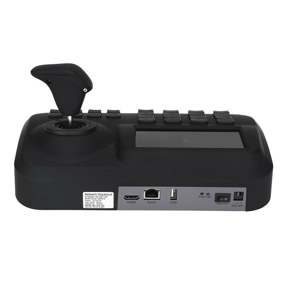 For 3D IP PTZ Controller CCTV Keyboard Joystick with 5" HD LED Screen Display