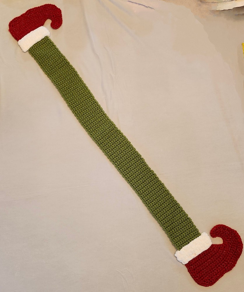 Handmade Crocheted Elf Legs Scarf