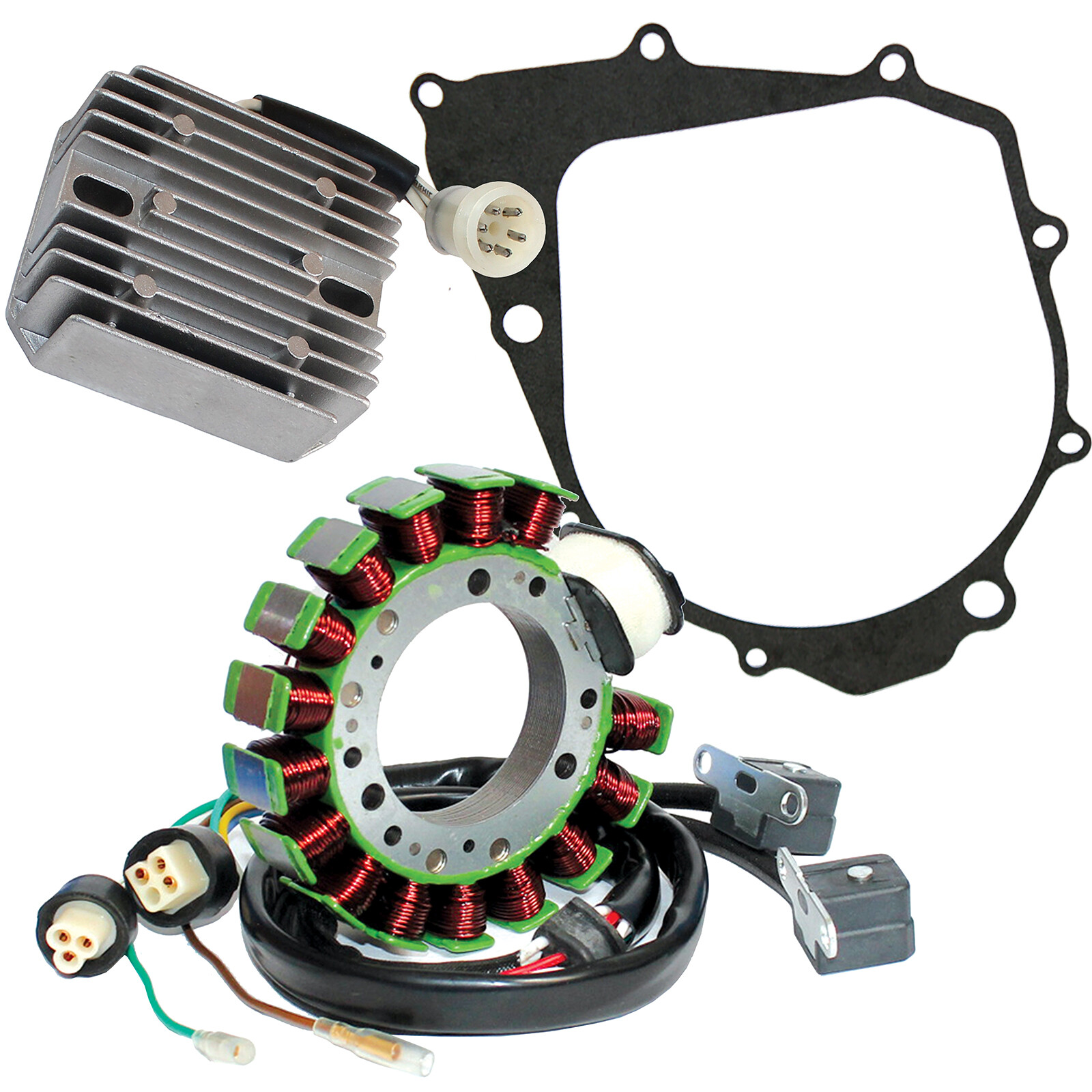 Stator Regulator Rectifier W/ Gasket for Yamaha Warrior 350 YFM350X 4X4 1987-89