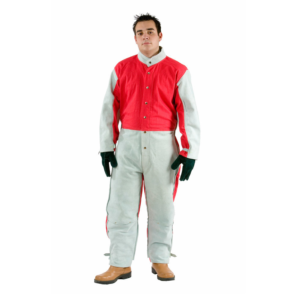 HEAVY DUTY LEATHER BLAST SUIT SANDBLAST SANDBLASTING LARGE