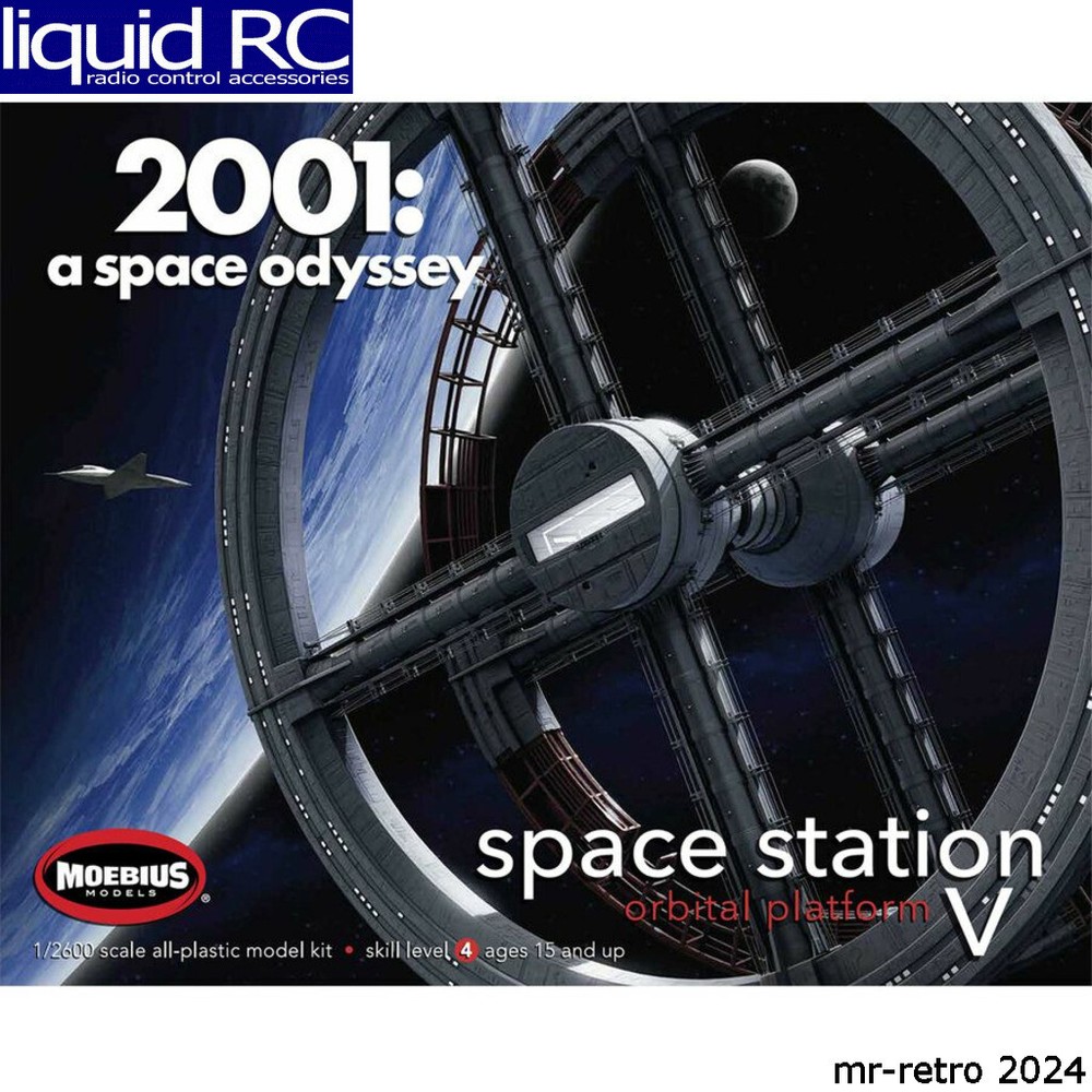 Moebius Models 2001-6 2001: Space Station V Plastic Model Kit