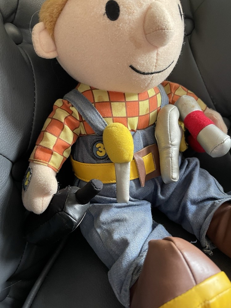 Vintage 2000 Read Along Talking Bob The Builder Interactive Plush Working