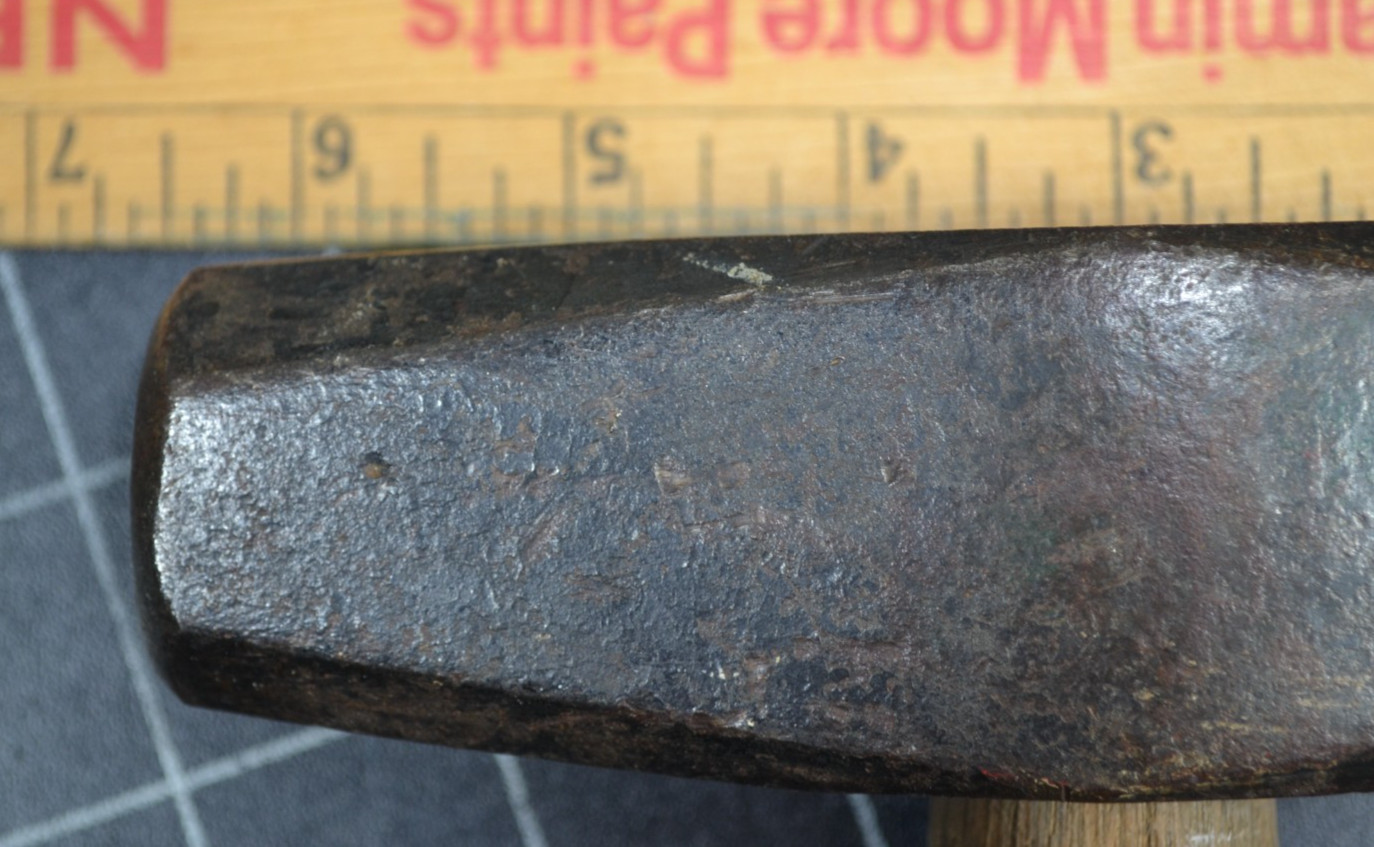 WARWOOD - X37X - BLACKSMITH STRIKING ROUNDING HAMMER - 4# HEAD - ALL ORIGINAL