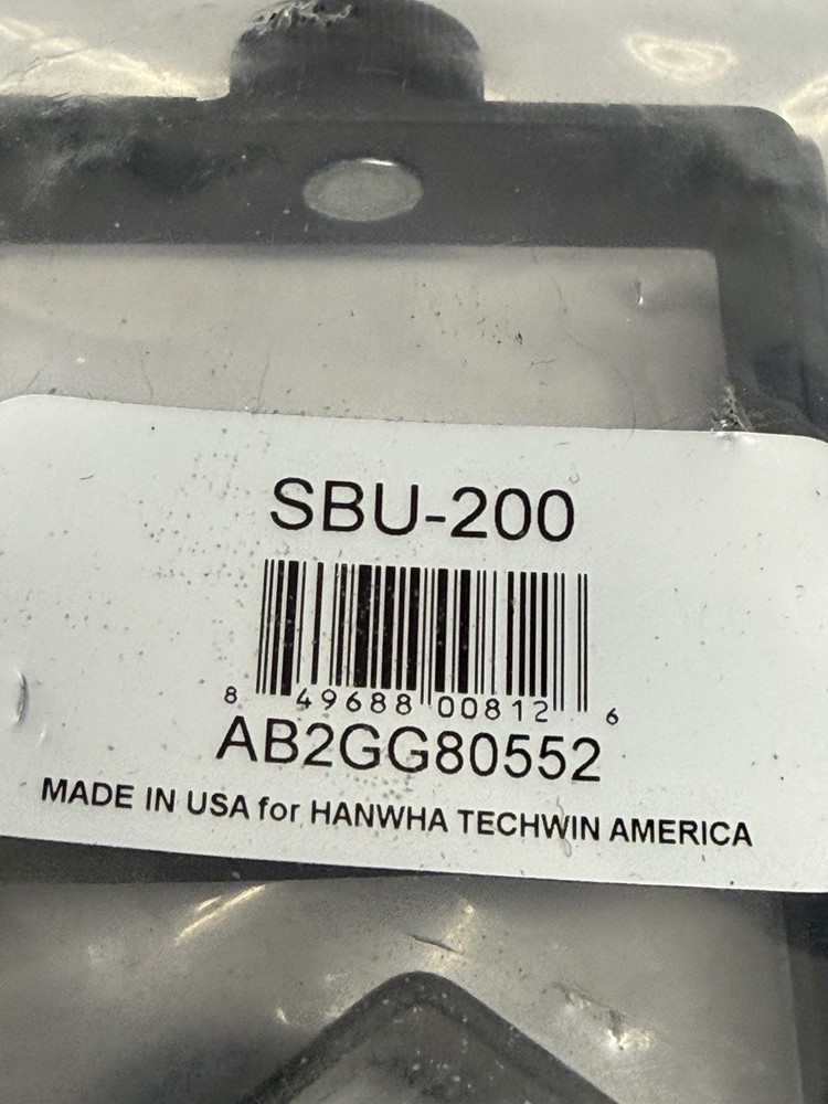 NEW SAMSUNG/HANWHA TECHWIN ATM CAMERA MOUNTING BRACKET SBU-200