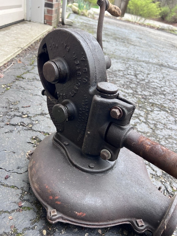 Champion Blower & Forge crank handle Blacksmith Tool Working Lg No. 400 Anvil