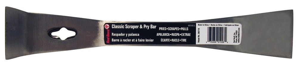 Red Devil 4050CL Classic Heavy Duty Scrape & Pry Bar 6-Pack