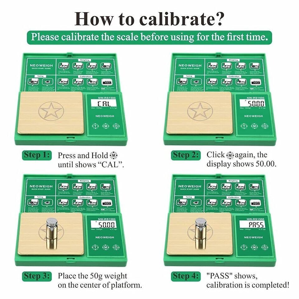 Reloading Scale Powder Scale for Reloading 1500 grains x 0.1 gn Digital...