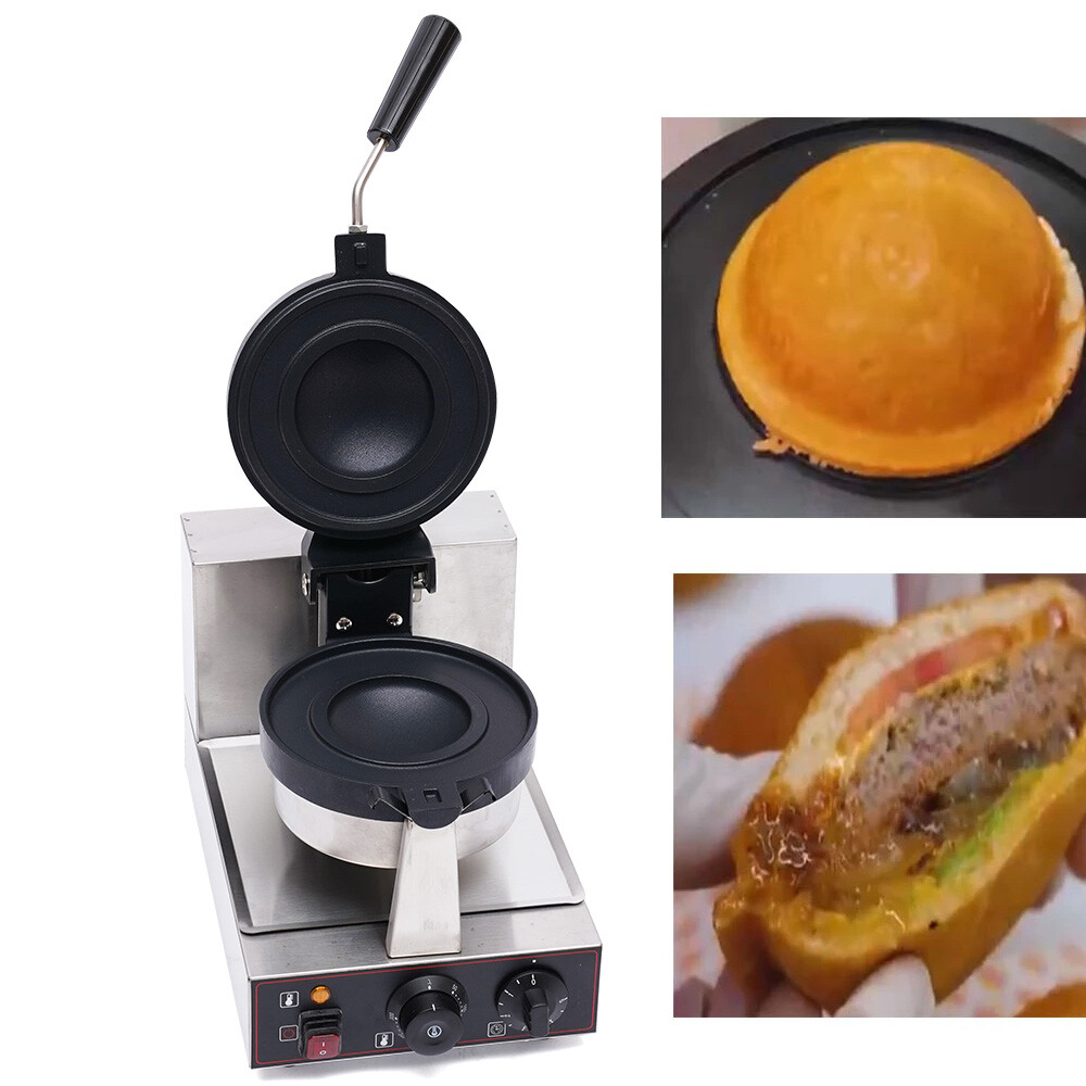 Commercial Electric Burger  Maker Machine Hamburger Panini Press Making