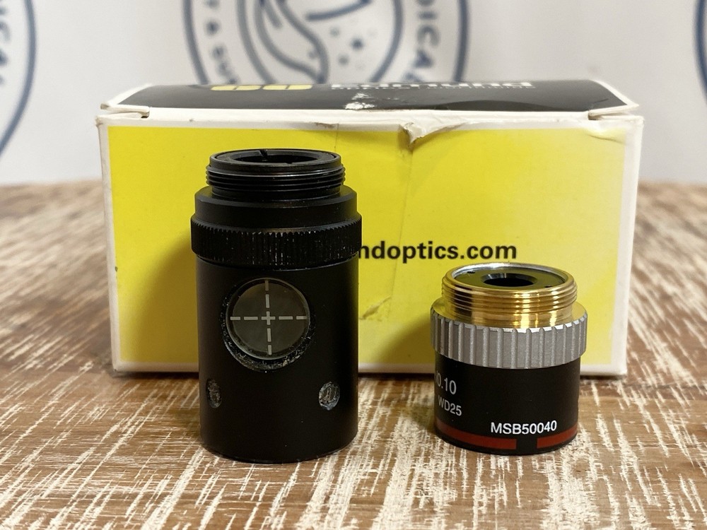 Nikon 4 4/0.10 160/-WD25 Microscope Objective