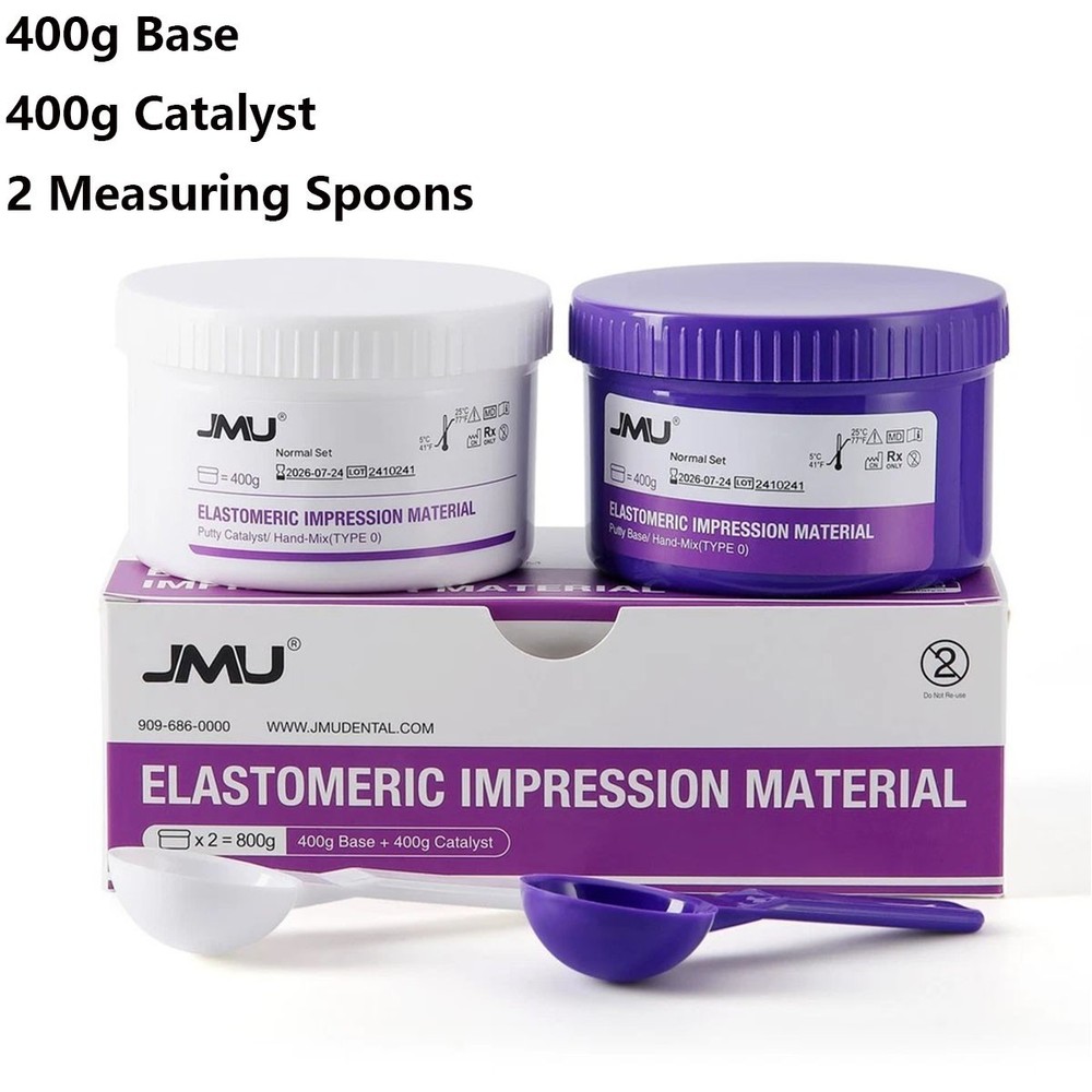 Dental Putty Impression Materials Normal 400g Base+400g Catalyst Set
