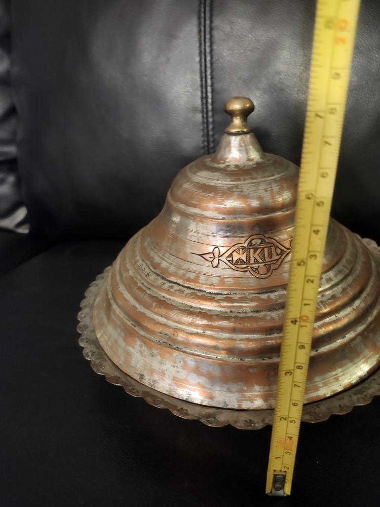 Vintage Turkish Copper Serving Dish