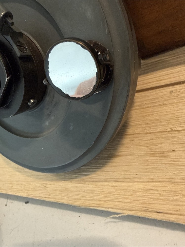 Vintage E. Leitz Wetzlar goniometer head For tool makers microscope 373757 Case