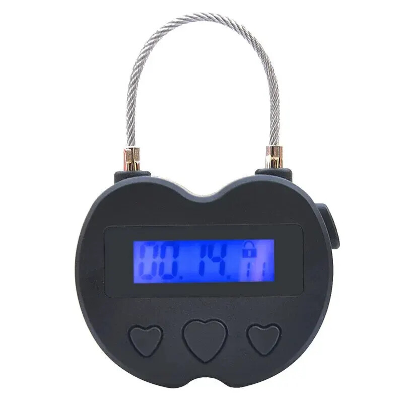 Timer Padlock Backlight Max Timing Long Standby Anti-addiction Electronic Lock