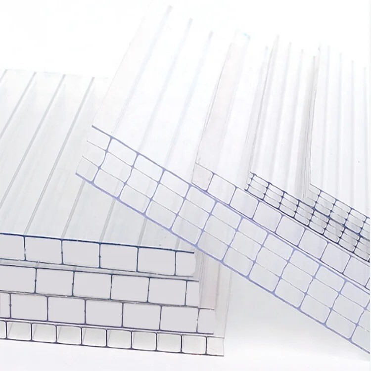 Pack of 2 sheets 24'' x 48'' x 14 mm (0.55) MULTIWALL POLYCARBONATE CLEAR PANELS