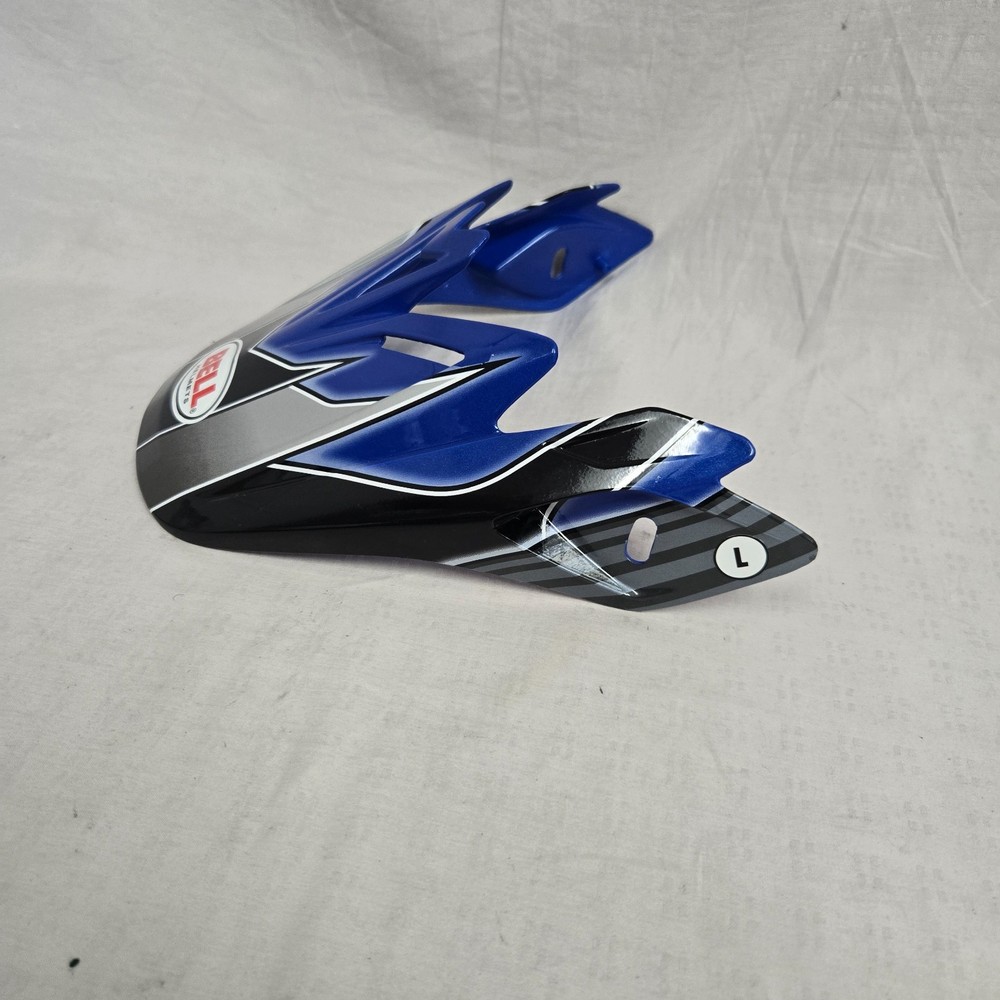 Bell Moto-8 Replacement Visor Blue/Black/Silver NEW * TAKE OFF*