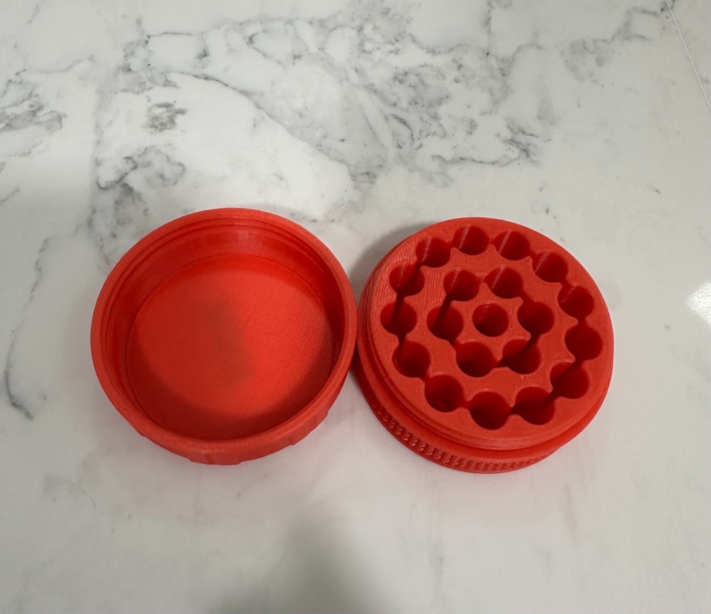 9MM Ammo Storage Container Stackable Puck 20 RDS - Choose Colors. 1 Unit
