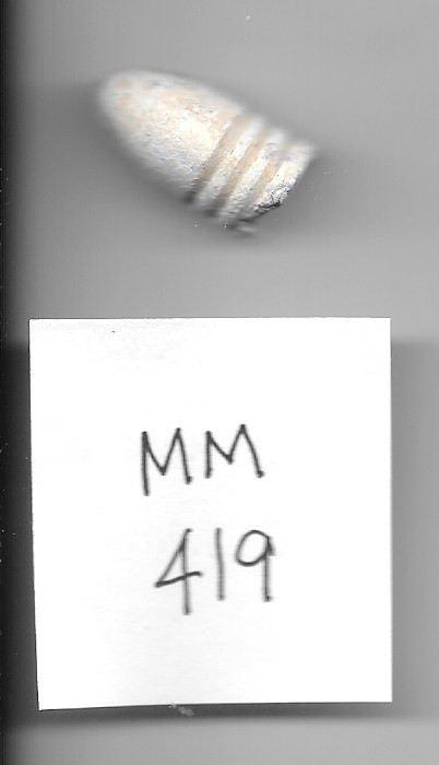 ONE Genuine 54 Caliber Selma Arsenal Bullet Recovered at Fredericksburg, VA