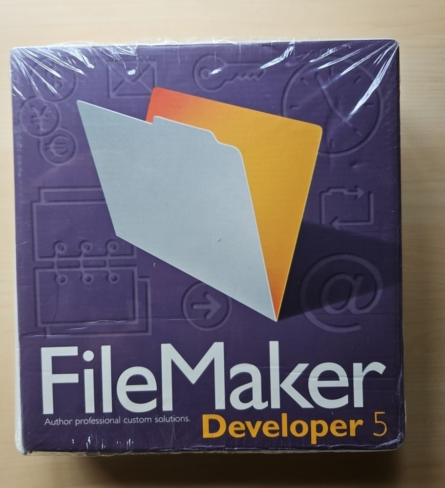 FileMaker Developer 5 Windows Mac Database Software - New in Box