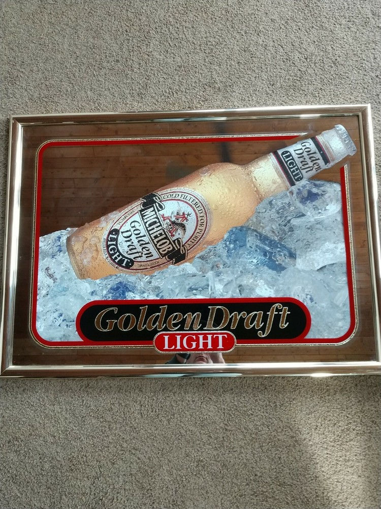 Michelob Golden Draft Light Beer Mirror