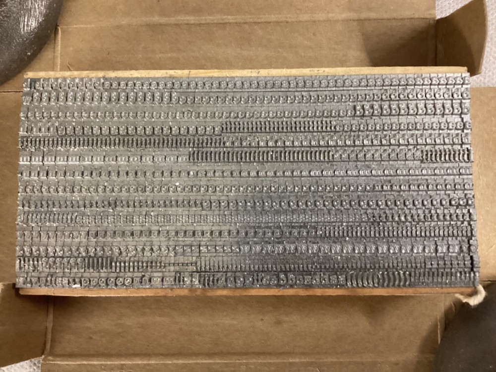 12 Point Stymie Medium Lower Case Letter Set For Printing NOS
