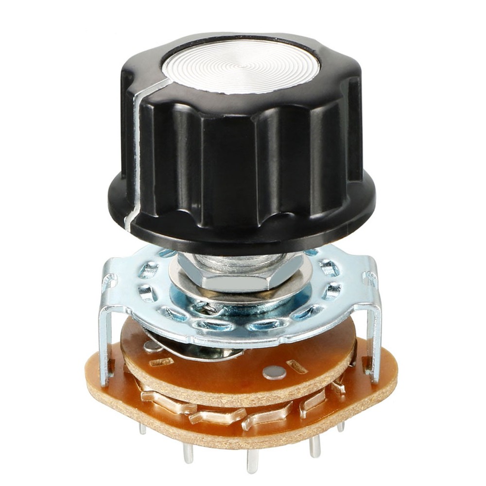 Band Selector Rotary Switch 4P3T 4 Pole 3 Throw 1 Deck