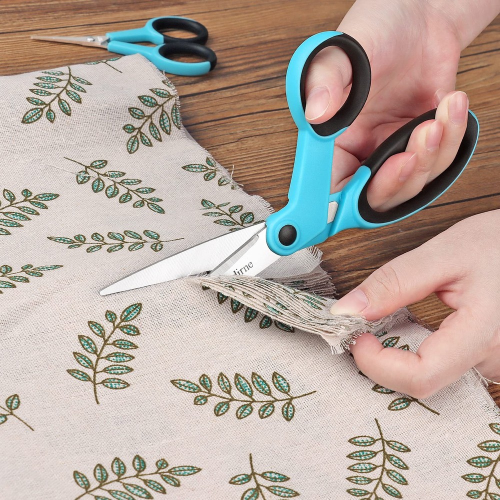 Asdirne Premium sewing Scissors Bundle, Perfect Sewing Partners, Sharp Blue