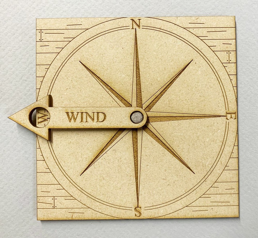 Black Seas: Wind Rose - Version 2 (Durable MDF)