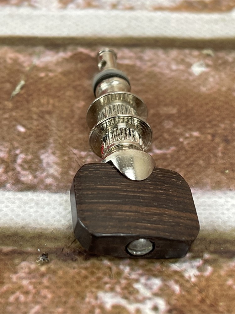 Accoustical Guitar Tuner with Wood Button