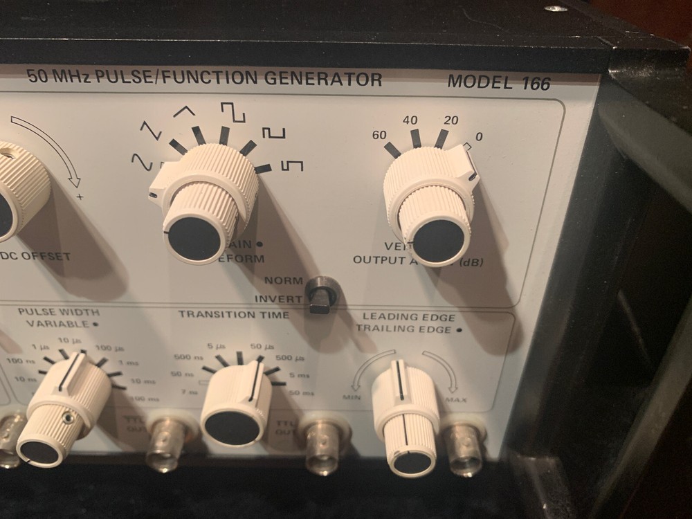 Wavetek Model 166 Pulse/Function Generator-For Parts As Is
