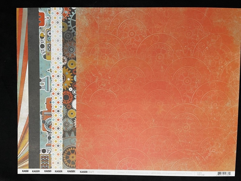 KAISERCRAFT "K BOTS" 12x12 DS HEAVY PAPER