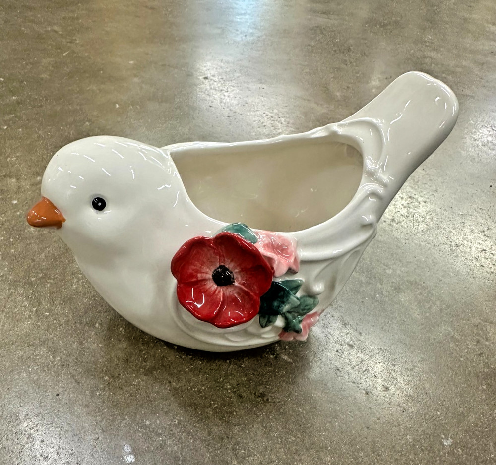Blue Sky Clayworks Bird Planter