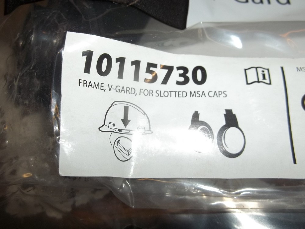 MSA V-GARD FACESHIELD FRAME FOR SLOTTED CAPS ACCESSORY 10115730 (482)
