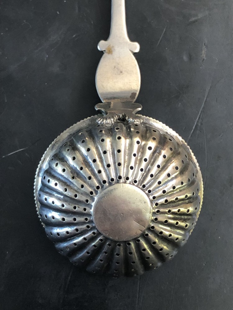Antique 84 Silver Imperial Russian Dated 1830 Tea Strainer.