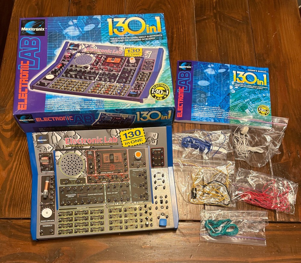 Maxitronix ELECTRONIC LAB 130 in 1 Complete MX-906