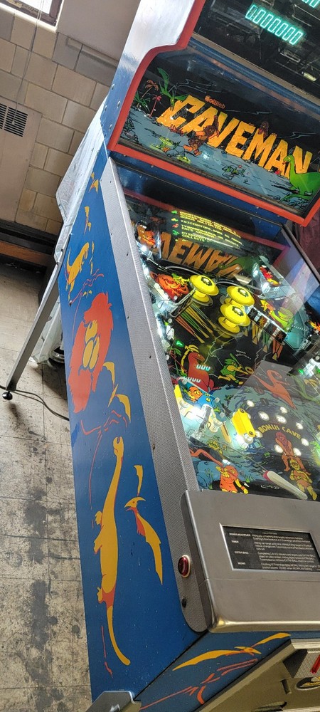 1982 Gottlieb Caveman Pinball Machine
