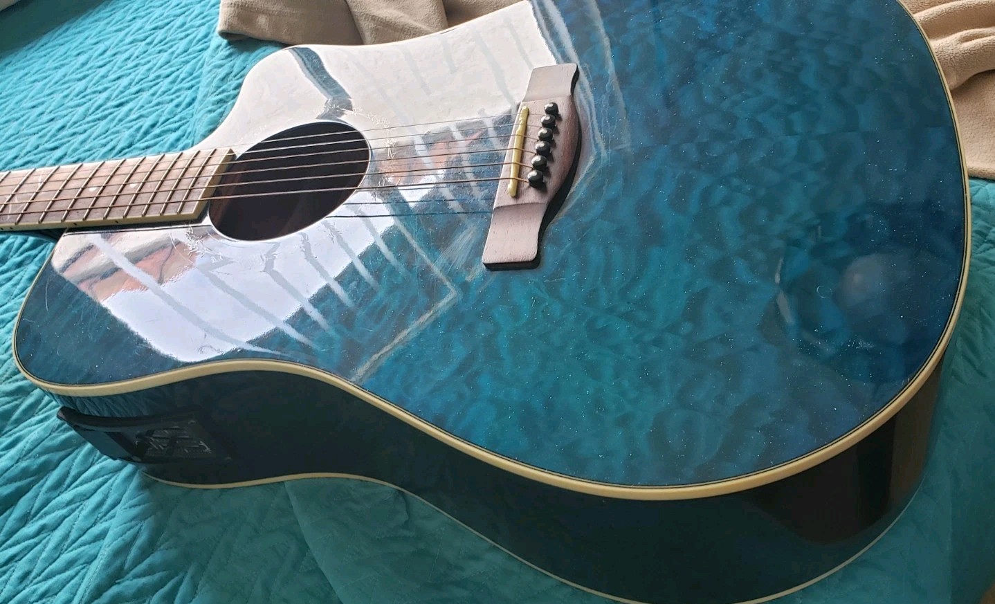 Fender T-bucket Electric Acoustic Guitar 300CE As-is