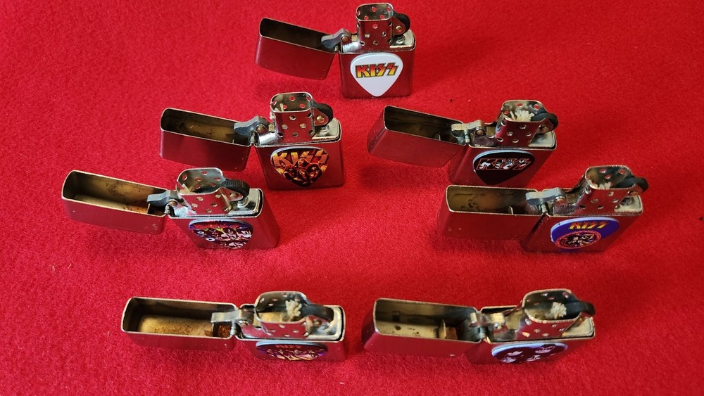 KISS Guitar Pick Lighter Collection