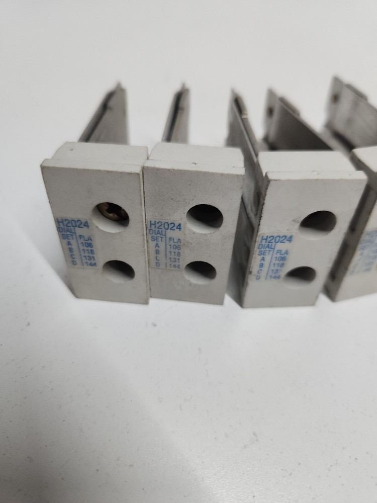 (5) Eaton H2024 Thermal Overload Heater Elements