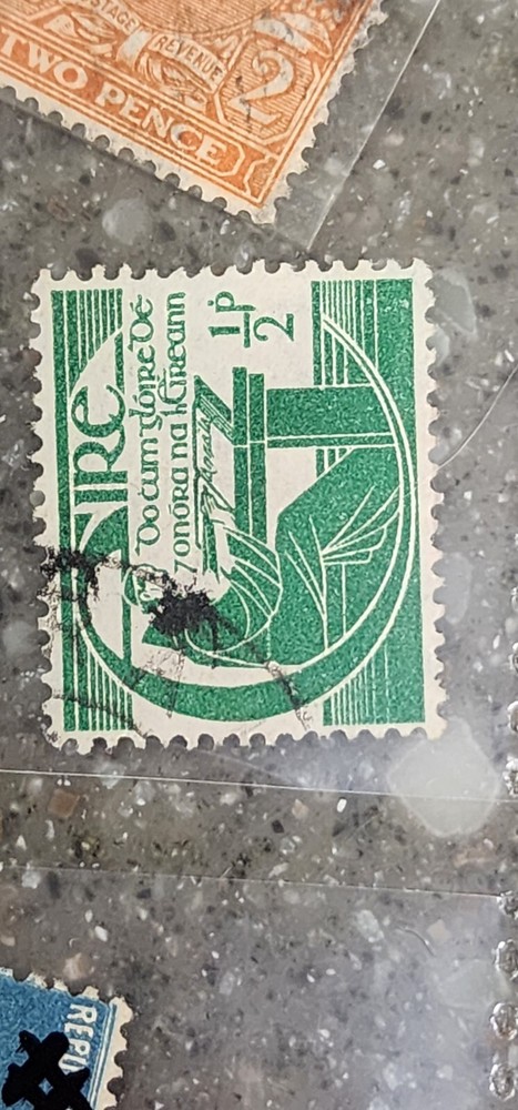 Eire Foreign 1/2p Stamp Used - #A1318