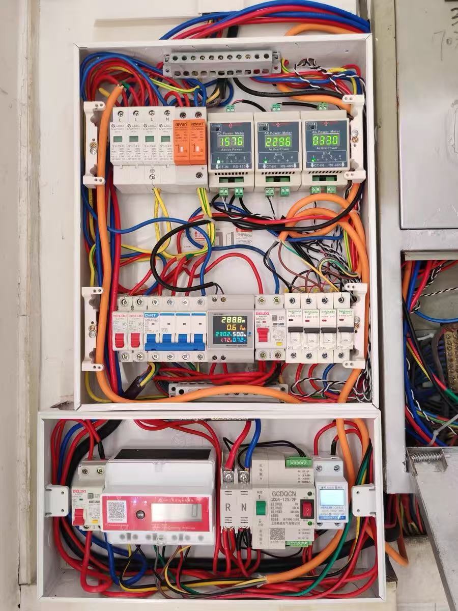 Single Phase Energy Meter Din Rail Electricity Usage Monitor Meter AC 300V 100A