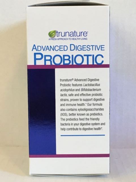 trunature ADVANCED DIGESTIVE PROBIOTIC 100 Capsules