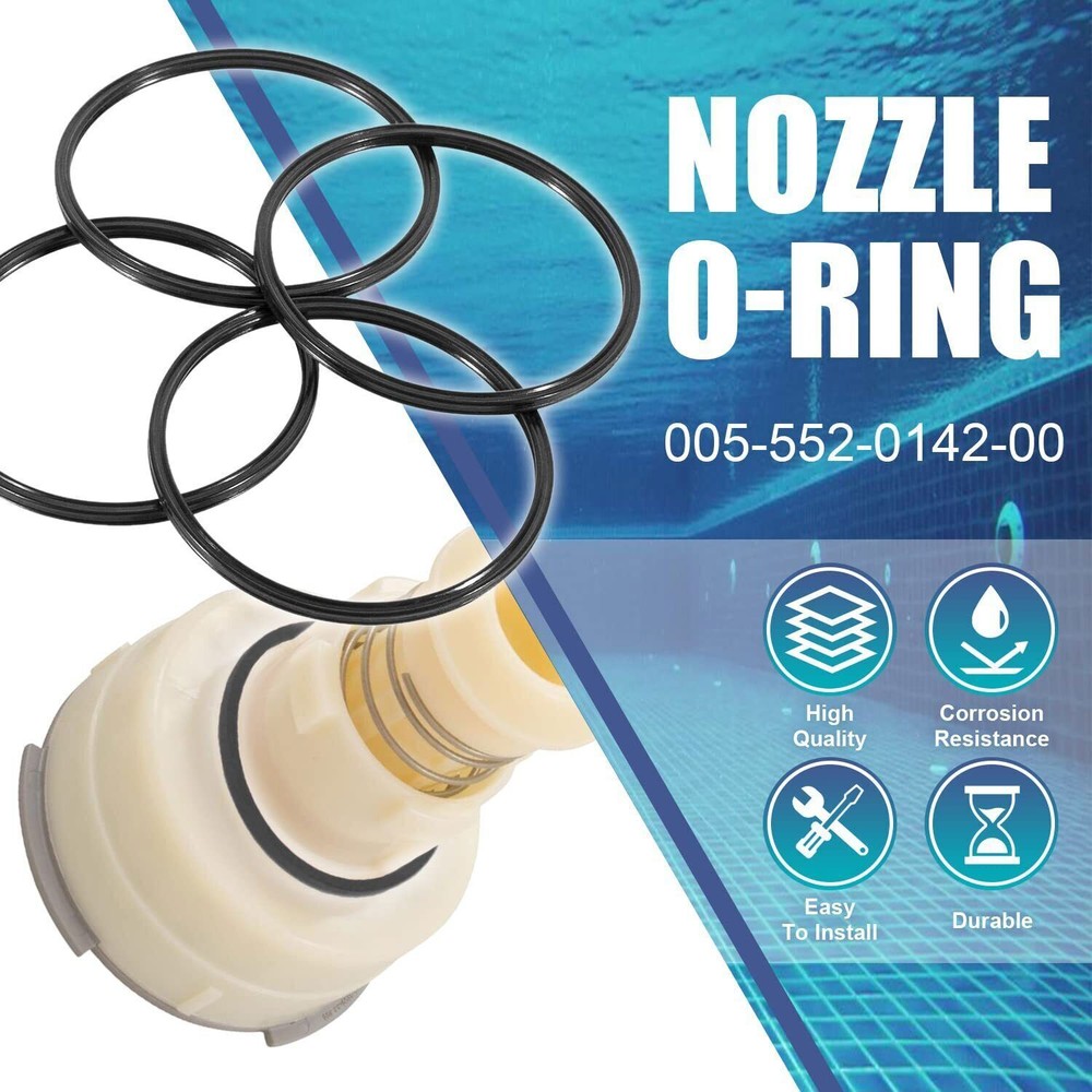 005-552-0142-00 Nozzle O-Ring Black Rubber for Paramount PCC2000 Rotating Fixed