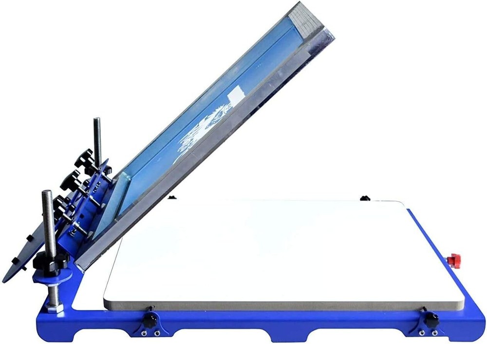 1 Color Micro-adjustable Screen Printing Press Machine with 20"x 24" Pallet