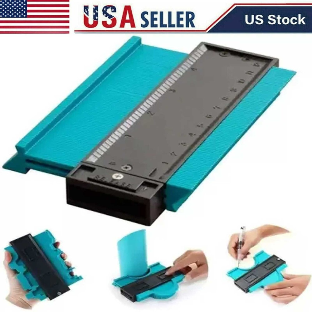 Contour 5" Gauge Profile Tool With Bubble Level- Locking Super Duplicator Tool