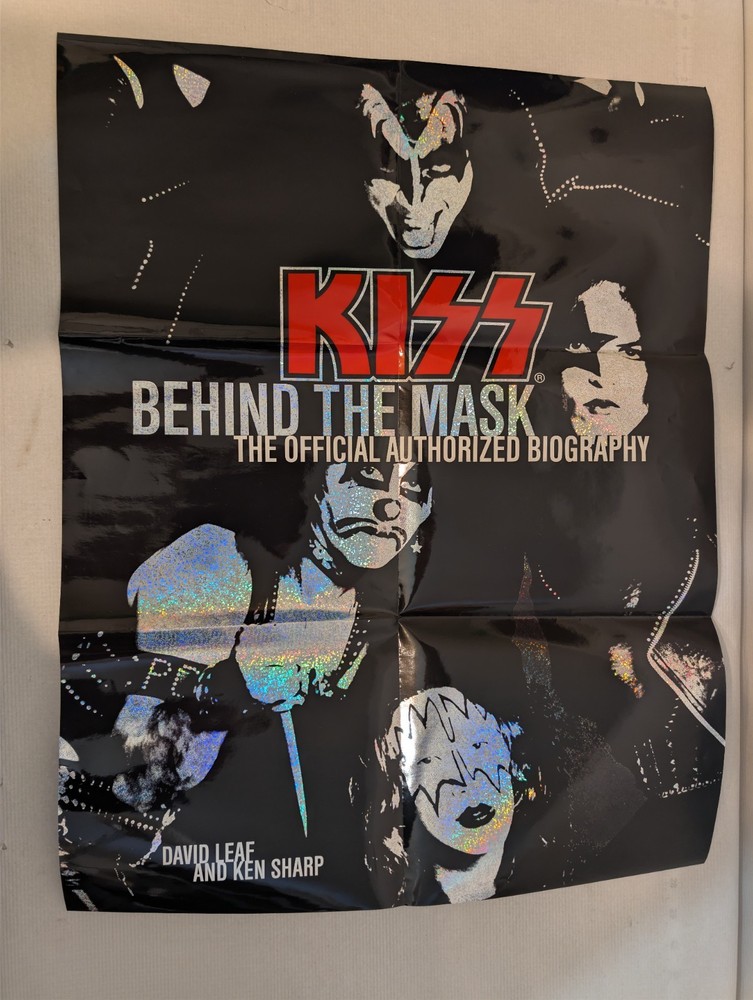 Kiss Promo Poster Behind the Mask Official Biography David Leaf Ken Sharp Exc.