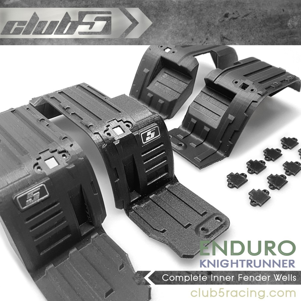 Complete Inner Fender Wells ( Rock Light Ready ) for Element Knightrunner